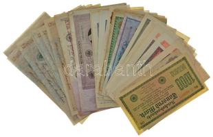 Német Birodalom / Weimar Köztársaság 1910-1923. Vegyes 92db-os, nagyrészt inflációs bankjegy tétel T...