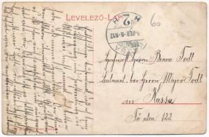 1908 Gyulafehérvár, Alba Iulia, Karlsburg; vasútállomás, gőzmozdony, vonat. Schäser Ferenc kiadása /...