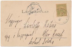 1903 Tusnád, Baile Tusnad; Csukás-tó, "Neptun" és "Bálint" csónakok. Brunner C. ...