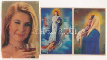 10 db MODERN 3D dimenziós motívum képeslap / 10 modern dimensional (3D) motive postcards