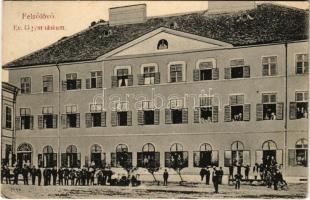 1919 Felsőlövő, Oberschützen; Evangélikus főgimnázium. Kirnbauer Ottó / Lutheran school (EK)
