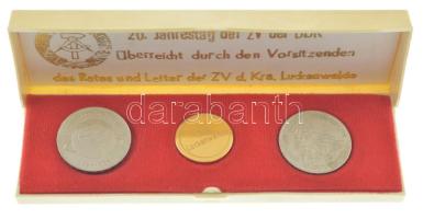 NDK 1972. 10M Cu-Ni "Buchenwald" + 1978. 10M Cu-Ni "Szovjet-keletnémet űrutazás"...