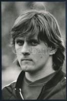 Törőcsik András (1955-2022) válogatott labdarúgó aláírt fotó 9x12 cm / Autograph signed photo of Hun...