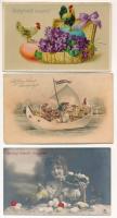 41 db húsvéti képeslap az 1910-1920-as évekből / Easter greetings, 41 postcard from 1910-1920-es