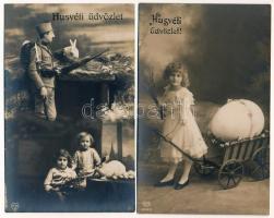 41 db húsvéti képeslap az 1910-1920-as évekből / Easter greetings, 41 postcard from 1910-1920-es