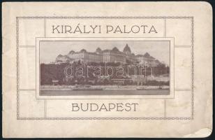 1930 A Királyi palota Budapest képes ismertető füzet 20 oldalon kissé foltos 23x15cm