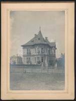 1896 Ünnepség a zuglói Millenáris sporttelepen egy Egri utcai villa padlás teréről fotózva fotó kart...