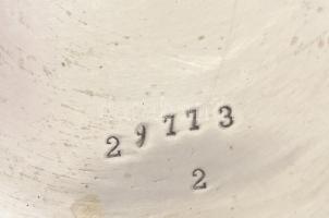 Ezüst (Ag) tokos zsebóra szép festett számlappal. szép működő állapotban 50 mm