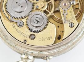 Automobile Regulateur nagy méretű zsebóra szép számlappal. szép működő állapotban d: 65 mm