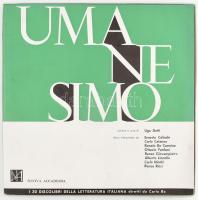 Various - Umanesino Nuova Accademia Disco -  1963 2 LP vinyl 1967 szövegkönyvvel. Lemezek kiváló, box VG+ állapotban Italian poetry
