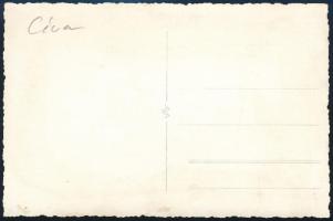 1938 Léva Felvidék Bevonulás fényképe fotólap / leva entry of the Hungarian troops 14x9 cm