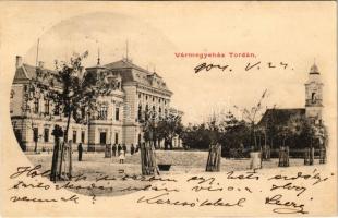 1904 Torda, Turda; Vármegyeház / county hall