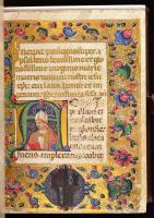 Psalterium Beatae Mariae Virginis. Beatrix királyné imádságoskönyve. (A melki apátsági könyvtár 2484...