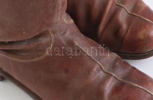 cca 1880 Női díszmagyarhoz tartozó csizma Bőr jó állapotban
