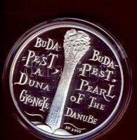 DN "MKB-125 éves Budapest" Ag emlékérem 31g T:PP Eredeti díszdobozban!