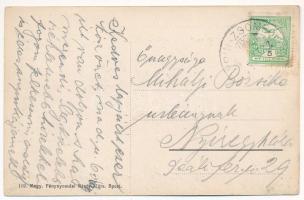 1912 Lovrin, Weiss Miklós szállodája és vendéglője a Vasúthoz / railway hotel and restaurant (fl)