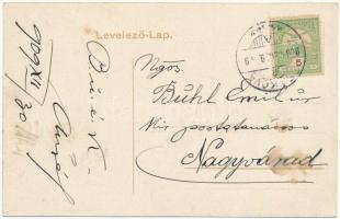 1909 Csák, Csákova, Ciacova; Római torony, Kula / Römerturm / Roman tower