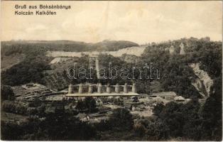 Boksánbánya, Németbogsán, Deutsch-Bogsan, Bocsa Montana; Kolcán (Kolczán) mészkőbánya és mészégető telep. Karl Szabonáry / Kalköfen / limestone quarry, lime burning plant (fl)