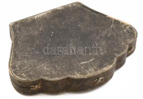 cca 1920 6 darabos ollókészlet tükrös díszdobozban 30x26 cm