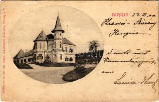 1900 Marosberkes, Birkis, Birchis; Mocsónyi-kastély. Erdélyi cs. és kir. fényk. műterméből / castle