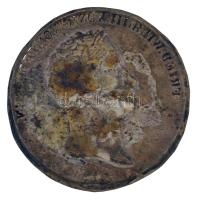 Német Birodalom / Poroszország ~1800. "III. Frigyes Vilmos" egyoldalas Ag lemezérem (1,84g...