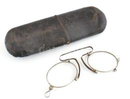 rövidlátó szemüveg ca 1900 tokkal