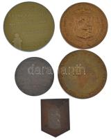 5xklf külföldi emlékéremből álló tétel T:AU,XF
5xdiff foreign medallion lot C:AU,XF