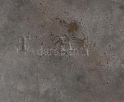 cca 1750 Angol antik ón sörös kupa. The Bee Hive Dover street kocsma vésett 15 cm / English beer qua...