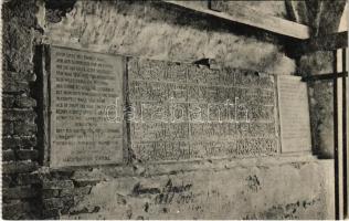 Ada Kaleh (Orsova), Török emléktábla a szigeten / Turkish memorial plaque (EK)