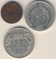 1912. 2K Ag + 1929. 2P Ag "Madonna" + 1931. 2f T:2/3,3