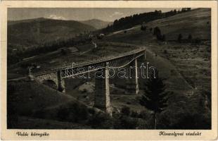 1943 Kisszolyva, Szkotárszke, Skotarska; Volóc környéke, vasúti híd, viadukt / railway bridge, viaduct by Volovets (EK)