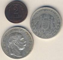 1912. 2K Ag + 1929. 2P Ag "Madonna" + 1931. 2f T:2/3,3