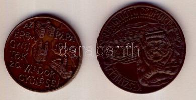 1986. "MÉE-Zalavár" Br emlékérem T:2 Csak kevés példány készült belőle! + 1990. "MÉE-...