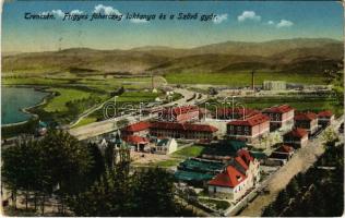 Trencsén, Trencín; Frigyes főherceg laktanya, szövőgyár / K.u.k. military barracks, weaving factory (fl)