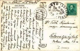 1938 Rozsnyó, Roznava; bevonulás a Rákóczi őrtoronynál / entry of the Hungarian troops, watchtower w...