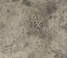 cca 1750 2 db kerek ón tál d:35 ,40 cm