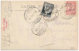 1928 Telega, Baile reci / spa. Foto Olteanu Campina, photo