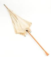 fehér napernyő 1880 nyél-dísz és vászon sérült