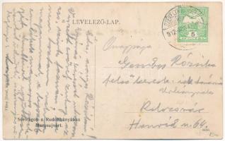 1912 Marosújvár, Uioara, Ocna Mures; Sóvirágok a Rudolf bányában. Füssy József kiadása / salt mine i...