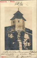 1905 Komárom, Komárno; vár, Kőszűz. Schönwald T. kiadása / castle, monument (EK)