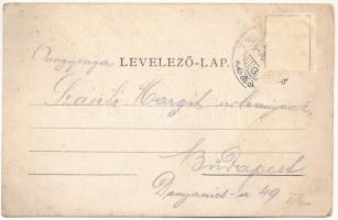 1915 Petrozsény, Petrosani; Szurduki szoros, Szurduki út építésének emlékére 1893-94 felállított eml...