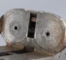 2 csövű csappantyús vadászpuska XIX. sz második fele, horddobozzal 110 cm