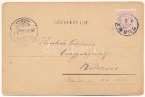 1899 (Vorläufer) Tusnádfürdő, Baile Tusnad; H. Zeidner Siebenbürge Ansichtskarte No. 33. (EK)