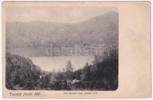 Tusnádfürdő, Baile Tusnad; Szt. Anna tó. Adler Alfréd fényképész kiadása / lake (EK)