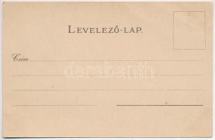 Arad, Vértanú szobor, Arad megye címere, Athenaeum Rt. kőnyomda / martyrs' statue, coat of arms...