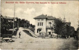 Baile Govora, Vilele Esmeralda Dr. Taranu si Stefánescu / villas (fa)