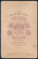 cca 1880-1890 Szerviczky Ödön (?-1900 k.) bodrogszerdahelyi földbirtokos, szabadkőműves, Zemplén vár...