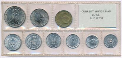 1980. 2f-10Ft (9xklf) érmés forgalmi sor fóliatokban T:UNC kis patina Adamo FO13