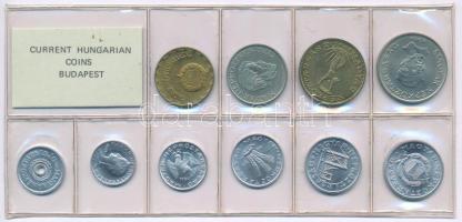 1984. 2f-20Ft (10xklf) érmés forgalmi sor fóliatokban T:UNC Adamo FO17