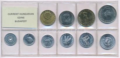1985. 2f-20Ft (10xklf) érmés forgalmi sor fóliatokban T:UNC Adamo FO18